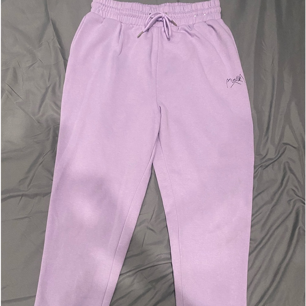 Purple nice sweatpants joggers